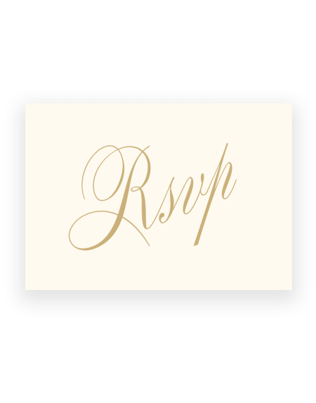 Elegant Pemberley RSVP Cards - Luxury Wedding Stationery by The Foil Invite Company