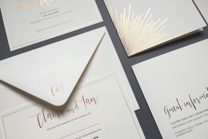 Bespoke Wedding Stationery | Bespoke Wedding Invitations | Foil Wedding Stationery | Luxury Wedding Stationery by The Foil Invite Company