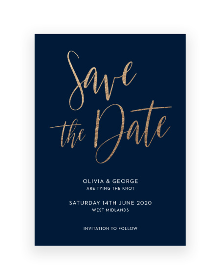 Save the Date Cards and Magnets | Carnaby by The Foil Invite Company