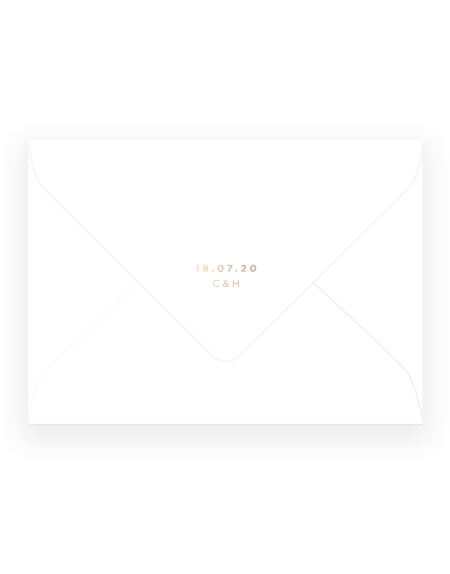 Terrazzo Monogram Envelope