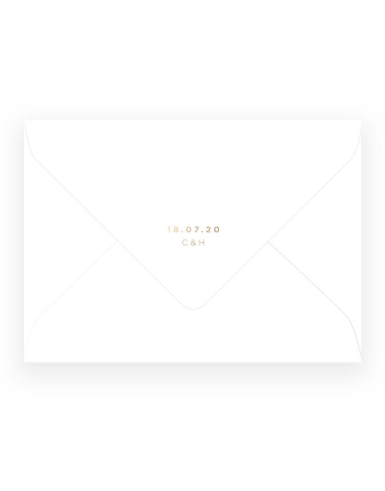 Terrazzo Monogram Envelope