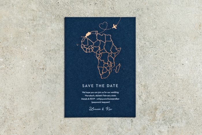 Destination Save the Date Marrakech Wedding
