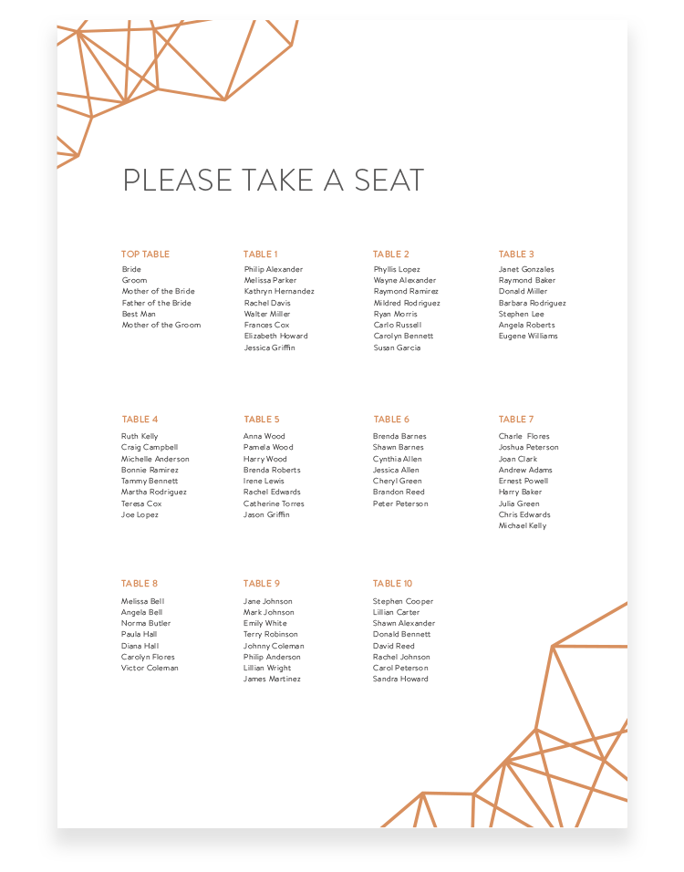 Geometric Table Plan v1