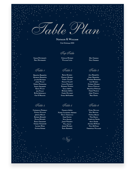 Sparkle Table Plan v3