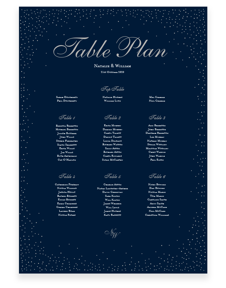 Sparkle Table Plan v3